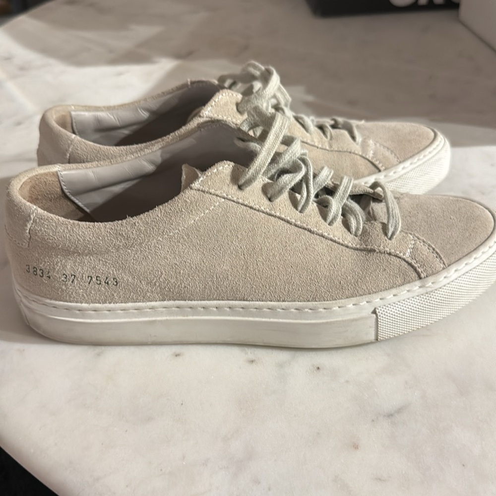 Common Projects Women Achilles Low Suede Sneaker 37 7